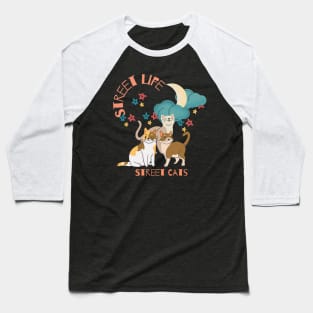 srteet cats Baseball T-Shirt